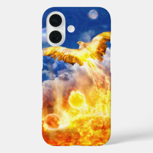 Coque Pour iPhone 16 Phoenix Oiseau S'ÉLÈVE AU-DESSUS DE VOS PROBLÈMES