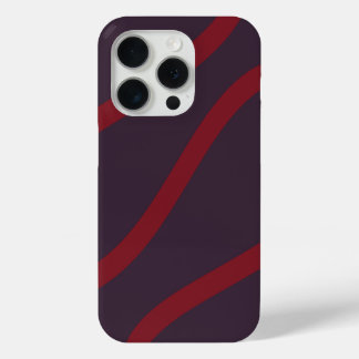 Coque Case-Mate iPhone Phone Case – Burgundy Lines on Dark Violet