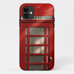 Coques Pour iPhone Phonebox rouge britannique vintage