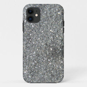 Coques Pour iPhone Photo argentée élégante de tape-à-l'oeil de
