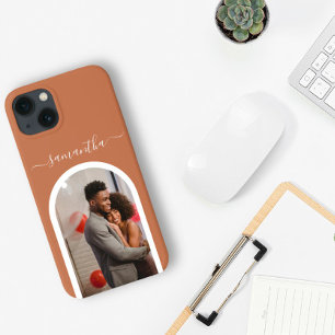 Case-Mate iPhone Case Photo Calligraphy Monogram Name Arch Shape