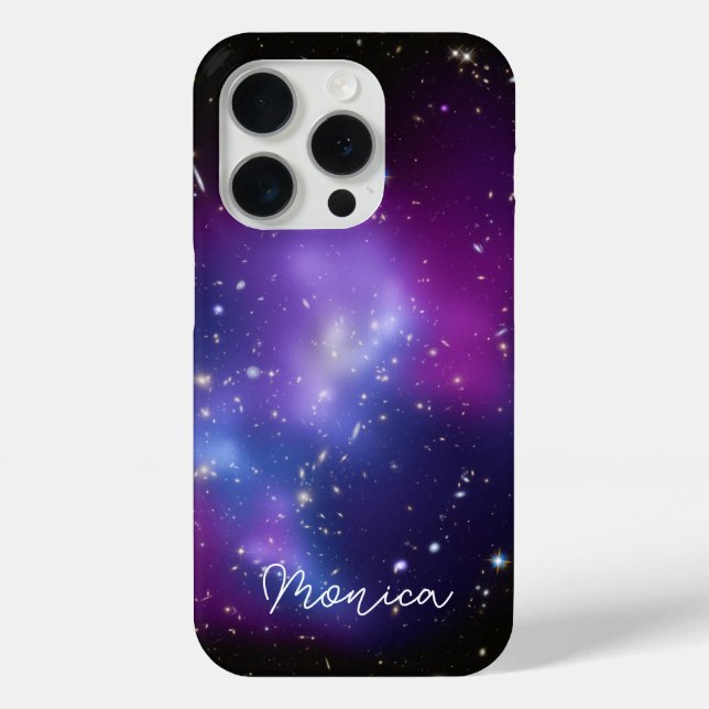Coques Case-Mate iPhone Photo céleste personnalisé de la galaxie violette (Verso)