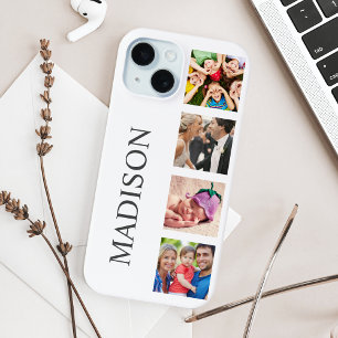 Coque Case-Mate iPhone Photo Custom Family Collage Personnalité de White