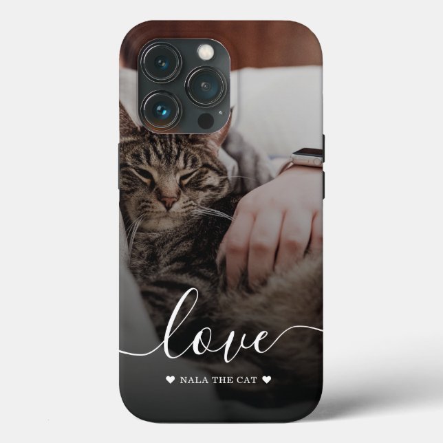 Coques Case-Mate iPhone Photo d'amoureux de chat mignon (Verso)