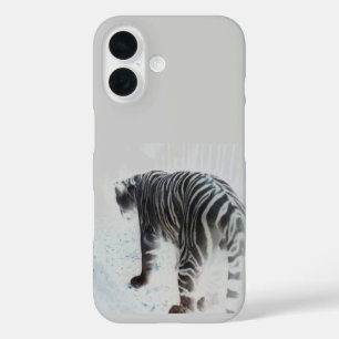 Coque Pour iPhone 16 Photo d'animal sauvage du tigre blanc