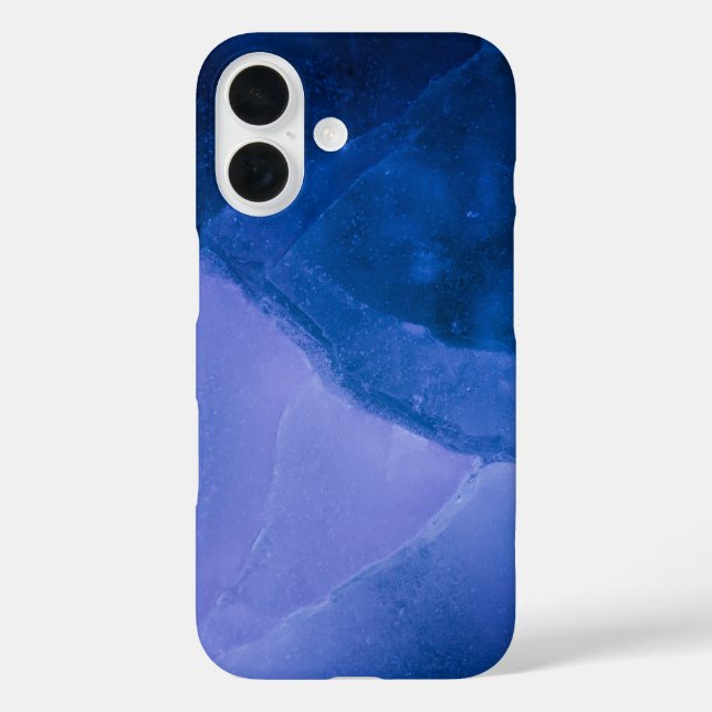 Coques Case-Mate iPhone Photo d'art Abstrait bleu violet (Verso)