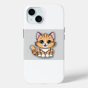 Coque Case-Mate iPhone Photo de chat de dessin - Transparent Backgro