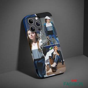 Coque Pour iPhone 16 Photo de Collage Simple Esthétique Vintage