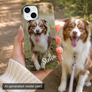 Coque Case-Mate iPhone Photo de compagnie personnalisée avec nom