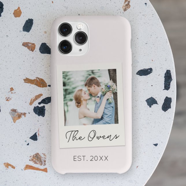 Coques Case-Mate iPhone Photo de couple de mariage personnalisé avec date  (Créateur téléchargé)