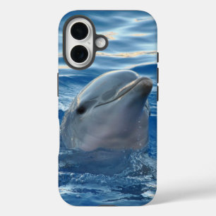 Coque Pour iPhone 16 Photo de dauphin dans l'eau