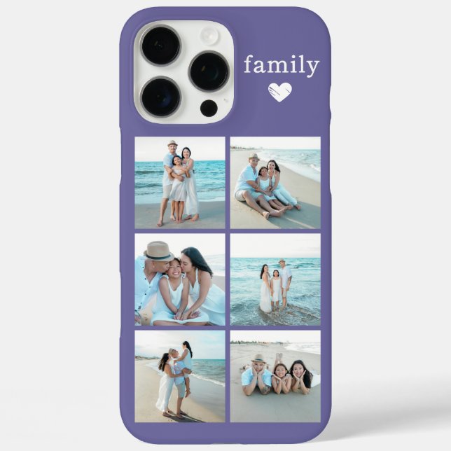 Coques Case-Mate iPhone Photo de famille 6 Violet (Verso)
