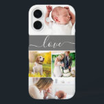 Coque Pour iPhone 16 Photo de famille Souvenirs d'amour Script personna<br><div class="desc">Vous cherchez un cadeau parfait pour rendre la journée de maman extra spéciale? Ne cherchez pas plus loin que la Photo de famille personnalisée Maman souvenirs Love Script Coque-Mate coque iphone. Cette étui téléphonique personnalisée est une façon unique et mémorable de montrer votre amour et votre appréciation à maman. Personnaliser...</div>