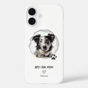 Coque Pour iPhone 16 Photo de la maman du chien