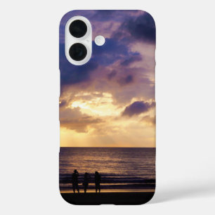 Coque Pour iPhone 16 Photo de la plage du coucher du soleil malaisien