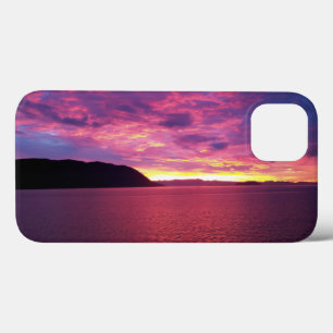 Coques Pour iPhone Photo de lever de soleil rose en mer