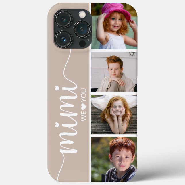 Coques Case-Mate iPhone Photo de Mimi On t'aime (Verso)