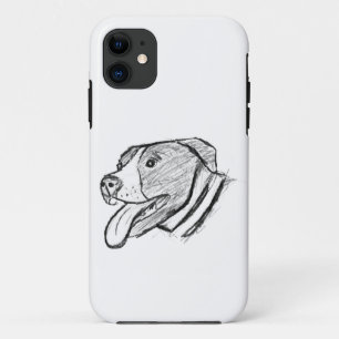 Case-Mate iPhone Case photo de pitbull dessiné à la main amateur de chie
