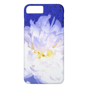 Case-Mate iPhone Case Photo de pivoine blanche et violette