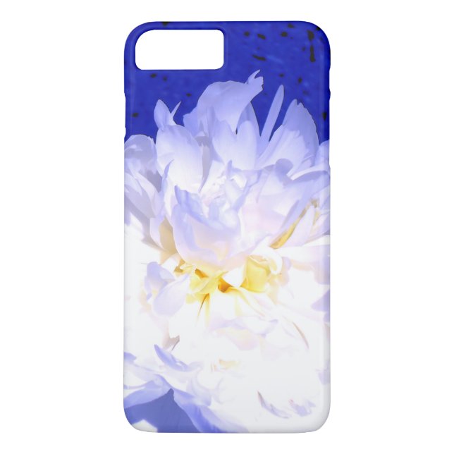 Coques Case-Mate iPhone Photo de pivoine blanche et violette (Dos)