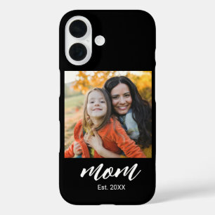 Coque Pour iPhone 16 Photo de script de maman noire établie