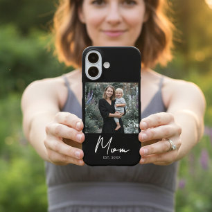 Coque Pour iPhone 16 Photo de script de maman noire établie