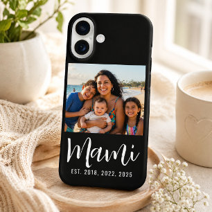 Coque Pour iPhone 16 Photo de script établi Mami noire