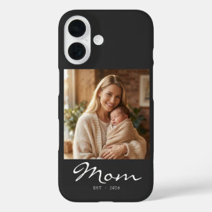 Coque Pour iPhone 16 Photo de script établi pour maman noire