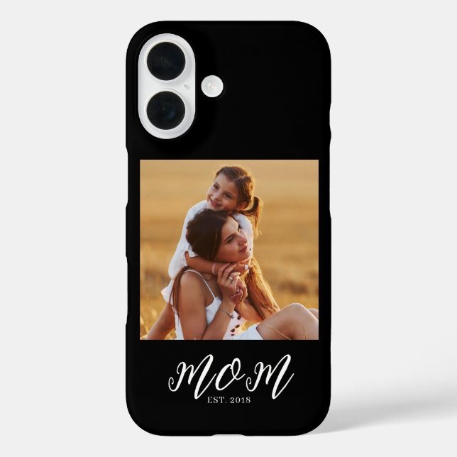 Coques Case-Mate iPhone Photo de script établi pour maman noire (Verso)