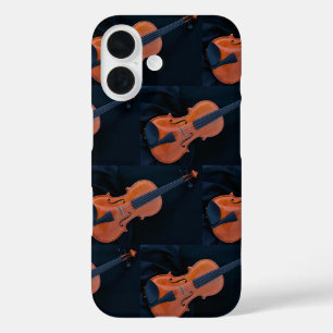 Coque Pour iPhone 16 Photo de violon en gros plan