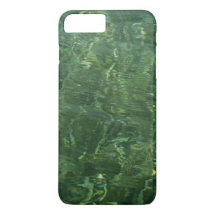 Coques Pour iPhone Photo d'eau sur la pelouse marine II (Bleu et Vert