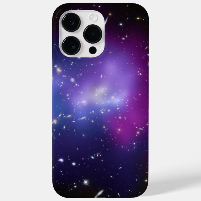 Coques Case-Mate iPhone Photo d'espace d'amas de galaxies pourpre (Verso)