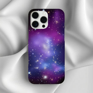 Coques iPhone 16 Pro Max Photo d'espace de galaxies violettes