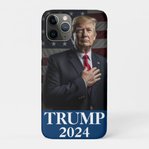 Case-Mate iPhone Case Photo Donald Trump - Trump 2024 Garder l'Amérique 