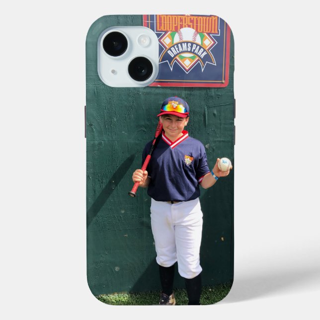 Coques Case-Mate iPhone Photo du joueur de baseball Cooperstown NY (Verso)