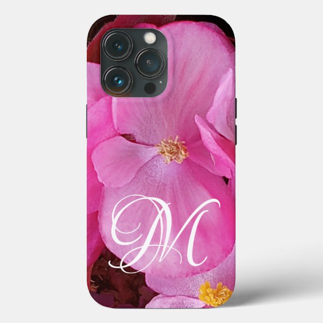Coques Case-Mate iPhone Photo du magnifique Impatiens rose vif floral (Verso)