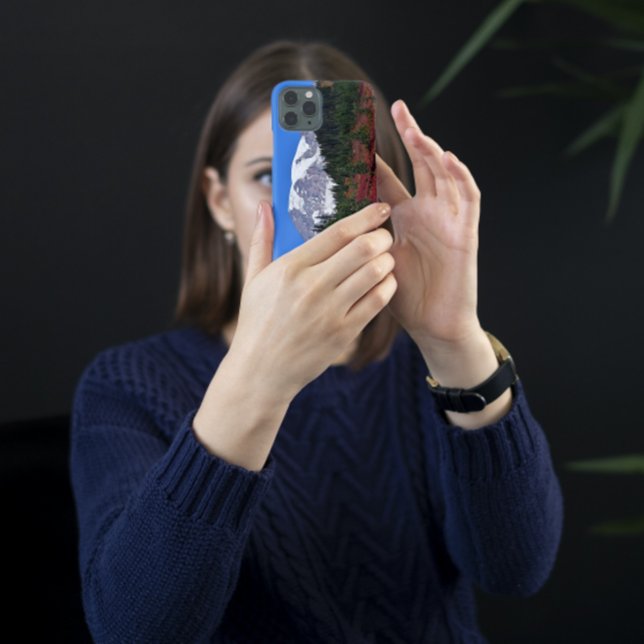 Coques Case-Mate iPhone Photo du Mont Rainier aux couleurs d'automne (In Situ)