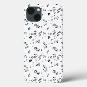 Case-Mate iPhone Case photo en noir et blanc de bulles sur un dos blanc