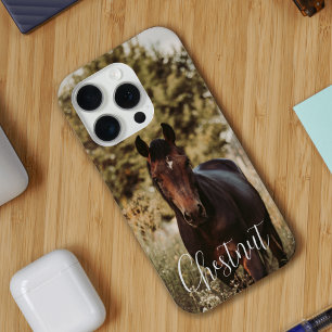 Coque Case-Mate iPhone Photo et nom du cheval