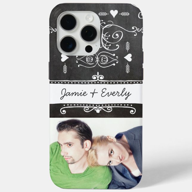 Coques Case-Mate iPhone Photo Everafter Chalkboard (Verso)