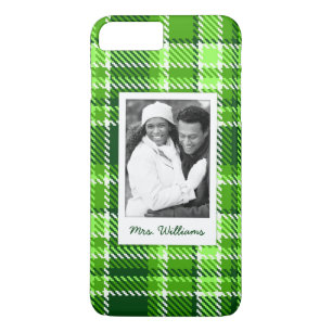 Coque iPhone 7 Plus Photo faite sur commande et motif Checkered nommé