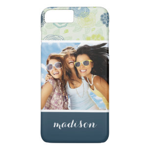 Coque iPhone 7 Plus Photo faite sur commande et motif floral élégant