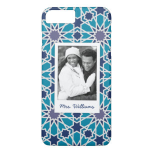 Coque Case-Mate Pour iPhone Photo faite sur commande et motif nommé bleu et