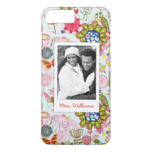 Coques Pour iPhone Photo faite sur commande et rétro motif floral