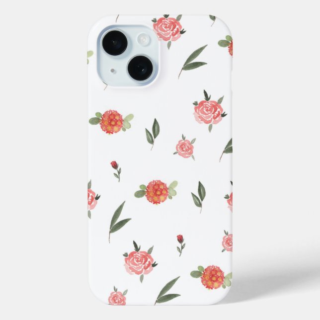 Coques Case-Mate iPhone Photo floral unique personnalisé (Verso)