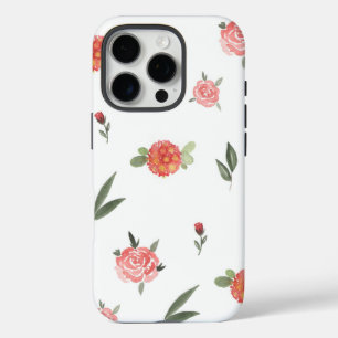 Coque iPhone 16 Pro Photo floral unique personnalisé