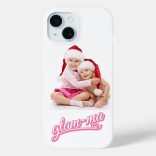 Coque Case-Mate iPhone Photo Glamma rose/blanc