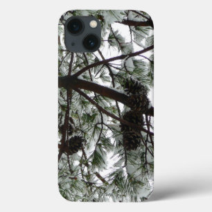 Case-Mate iPhone Case Photo hivernale sous le pin couvert de neige