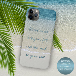 Case-Mate iPhone Case Photo inspirante de vagues de surf aqua turquoise