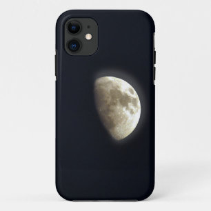 Coque iPhone 11 Photo lunaire demi-lune d'astronomie